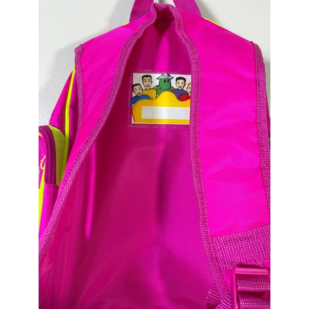 The Wiggles Dorothy the Dinosaur Backpack Pink Vtg Y2K 2004 Nostalgia whimsical